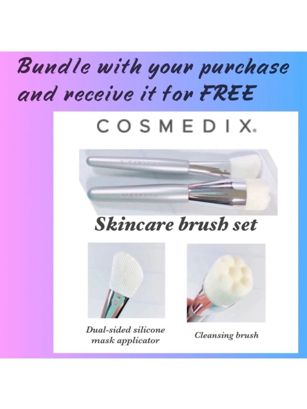 COSMEDIX Skincare Brush Set